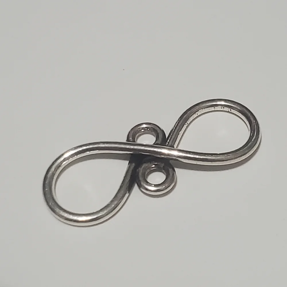 2/$15 Sterling Silver Infinity Figure 8 Link